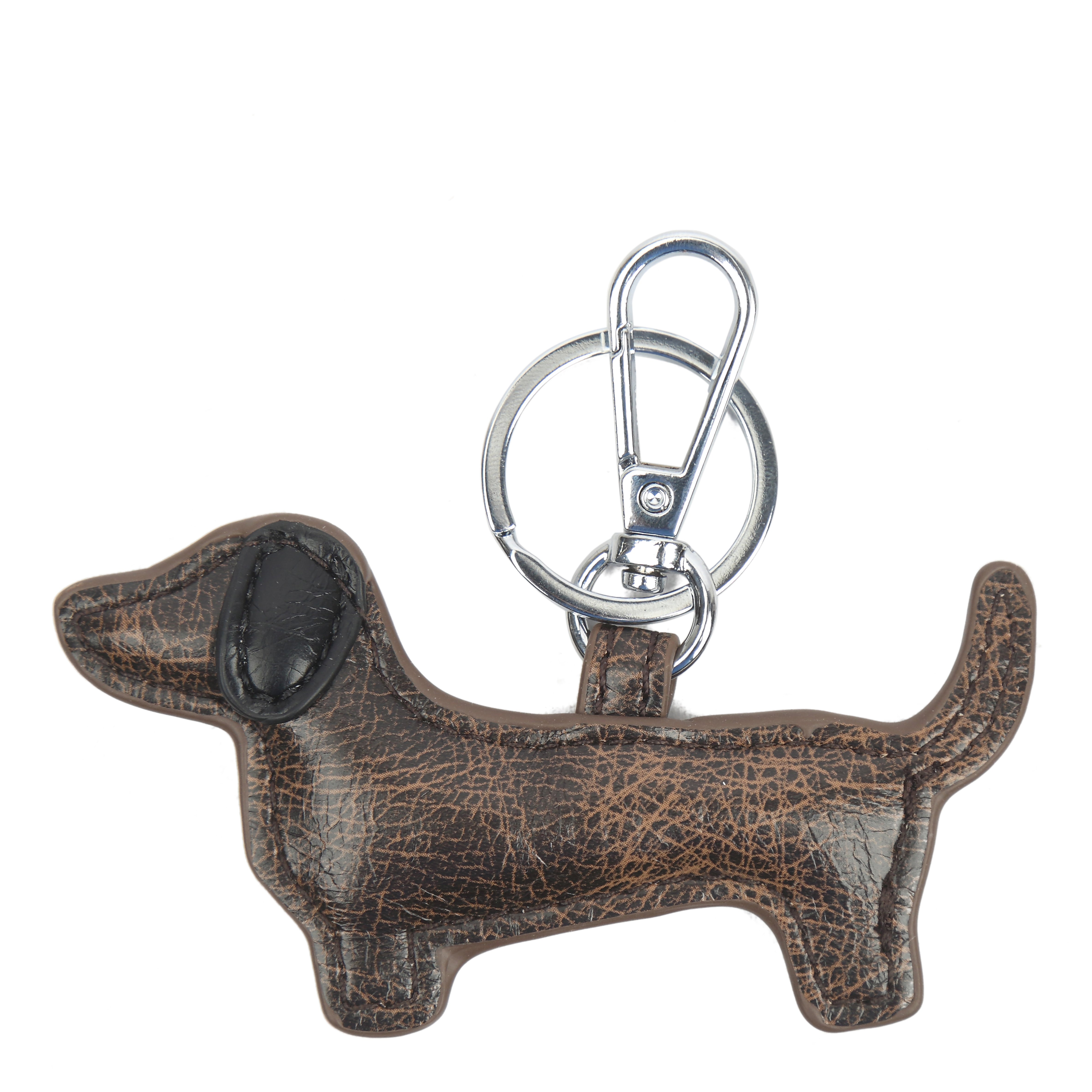 Dog taskevedhæng - Brown Cracked